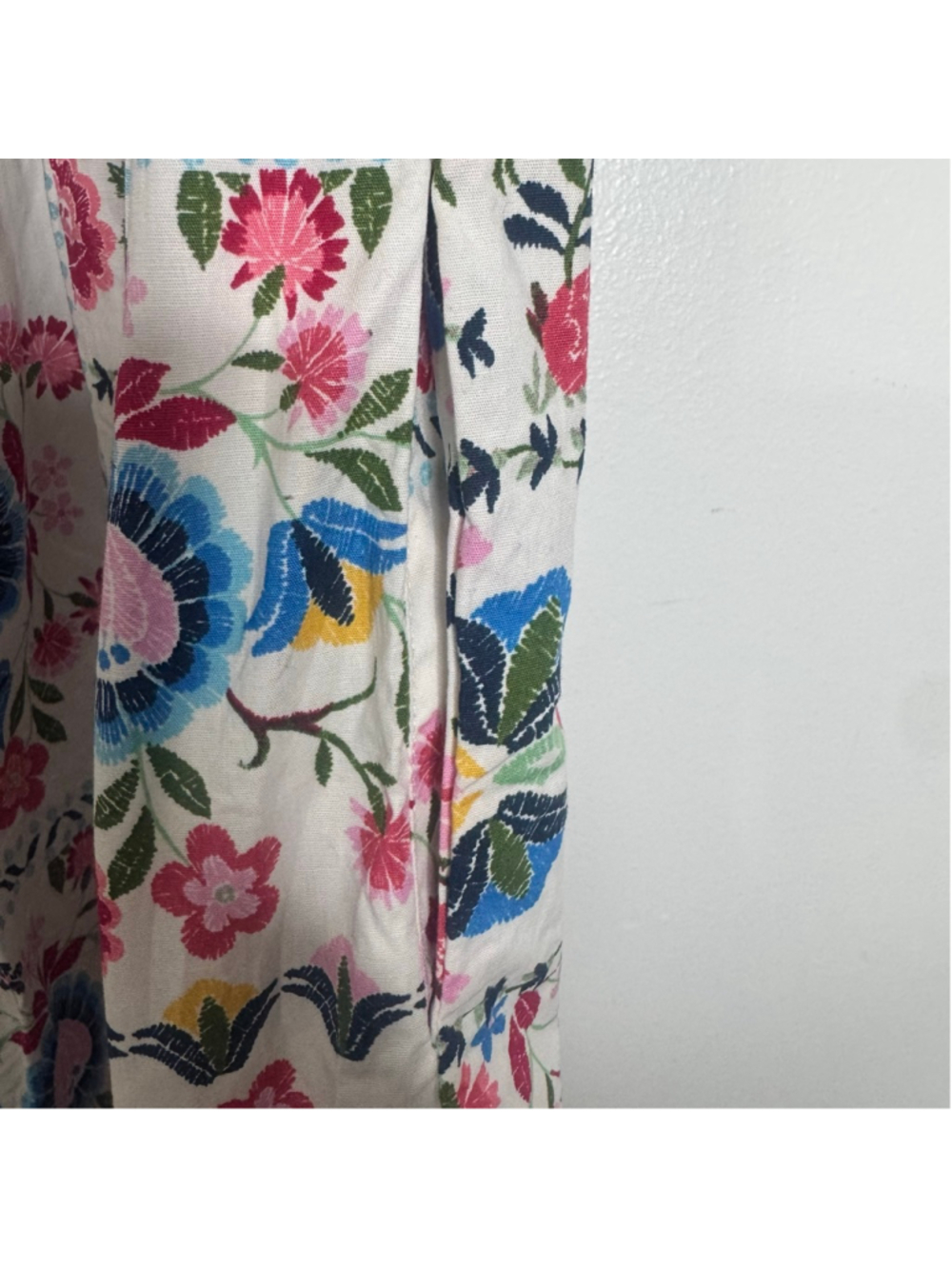 Rachel Zoe Floral Midi Dress XS Boho Cottagecore Tiered Sleeveless Button Front - Picture 4 of 7